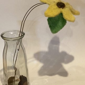 Sunflower with stem