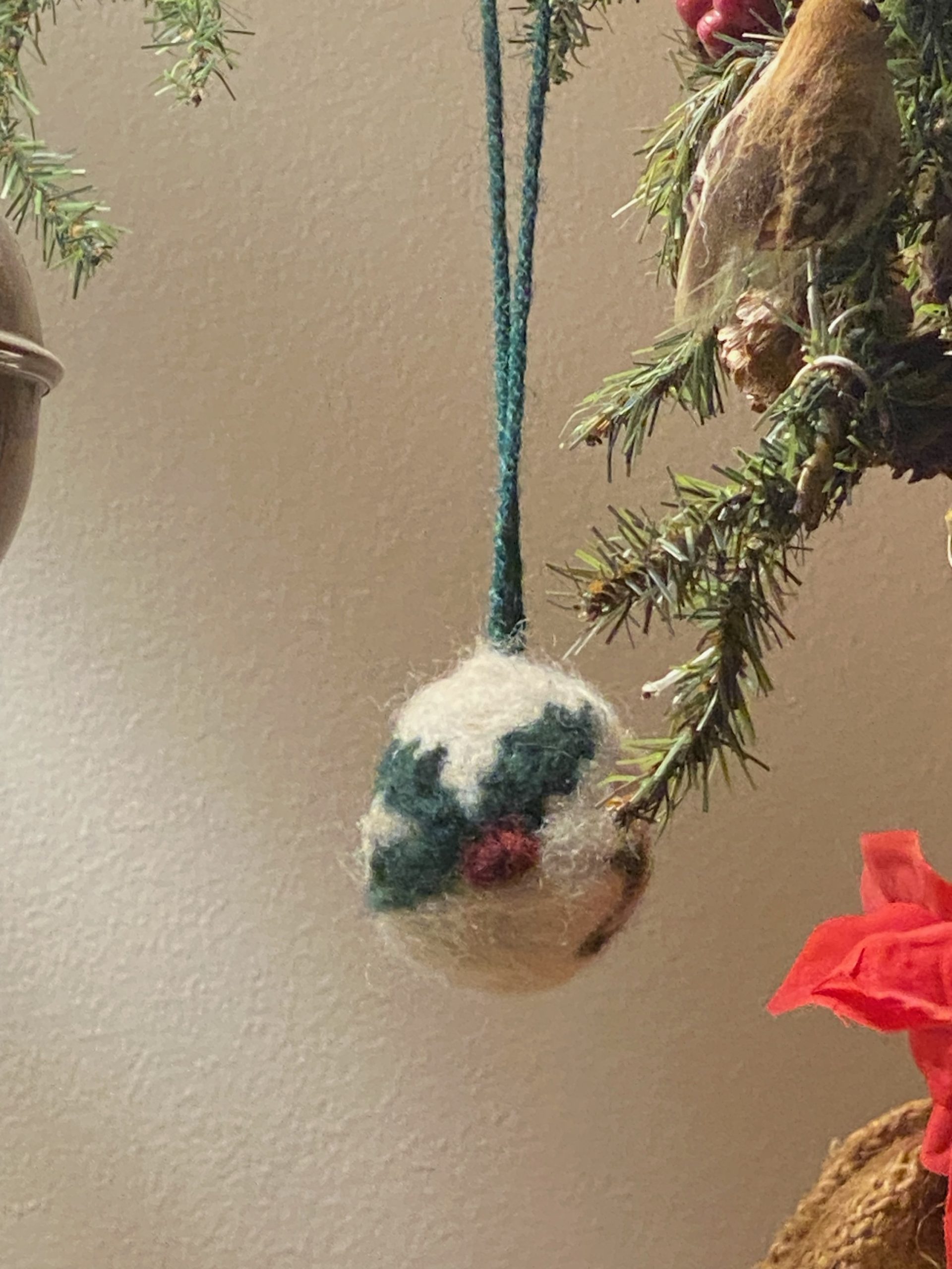 Holly & Berry Ornament